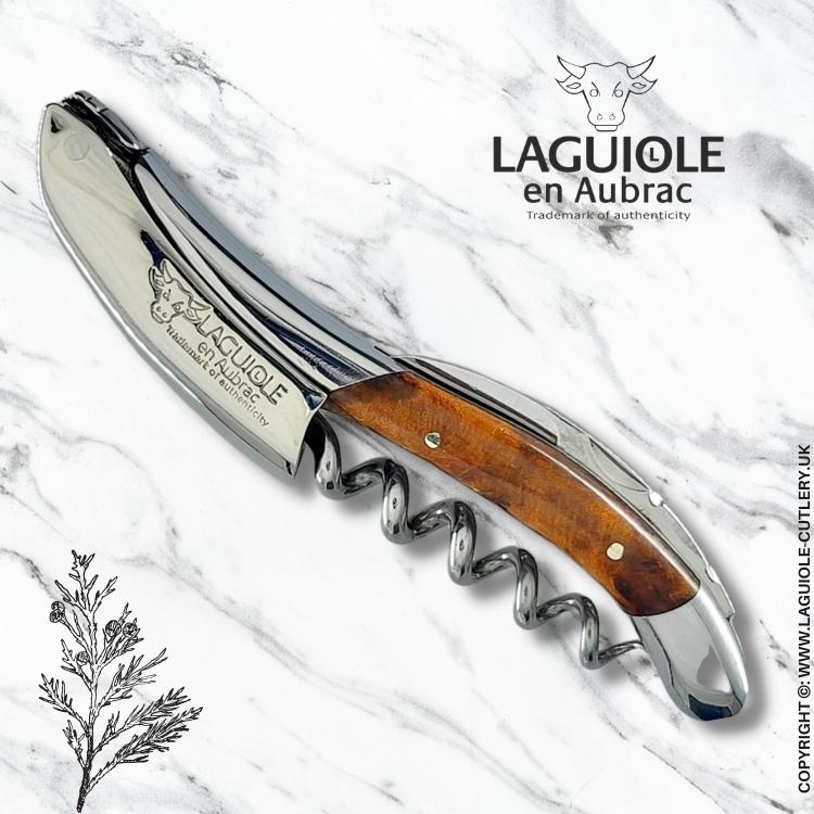 laguiole sommelier corkscrew thuya wood