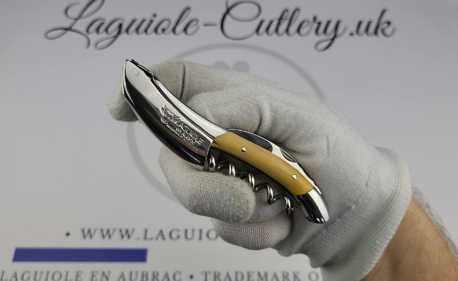 laguiole sommelier corkscrew boxwood