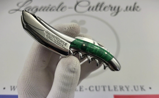 laguiole sommelier corkscrew turquoise stone