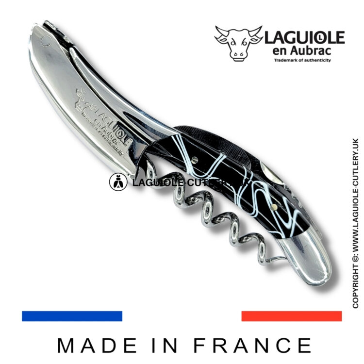 laguiole sommelier corkscrew black marshmallow