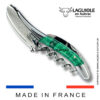 laguiole sommelier corkscrew malachite stone