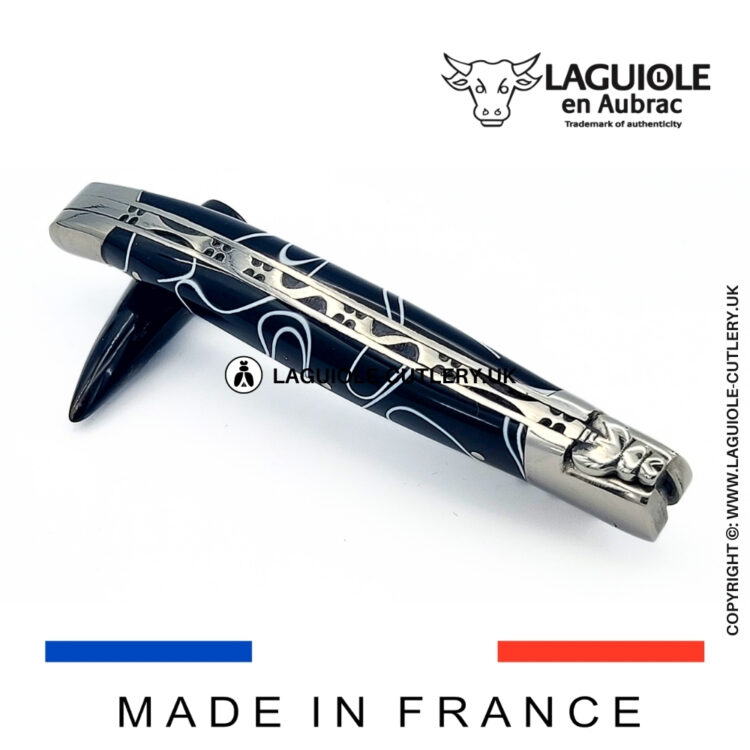 laguiole pocket knife black acrylic