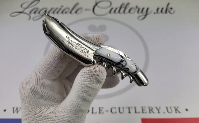 laguiole sommelier corkscrew black marshmallow