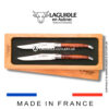 set of 2 laguiole steak knives snakewood