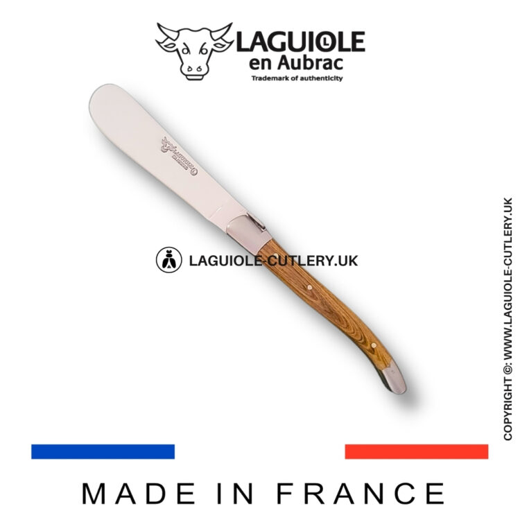 laguiole butter knife pistachio wood handle