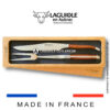 laguiole 2 piece carving set with snakewood handles