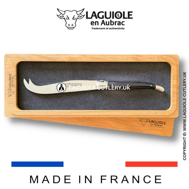 laguiole cheese knife ebony wood