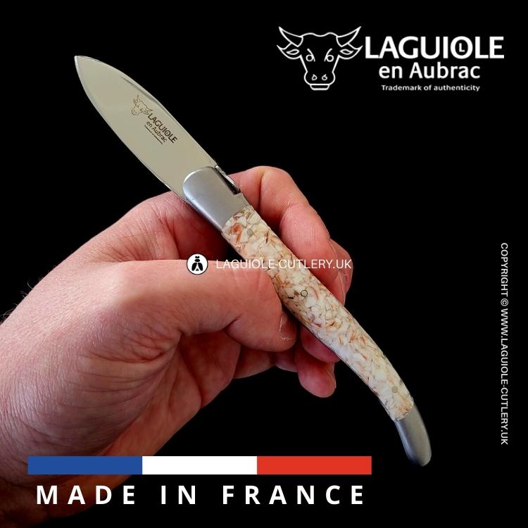 laguiole oyster knife scallop shell handle (1)