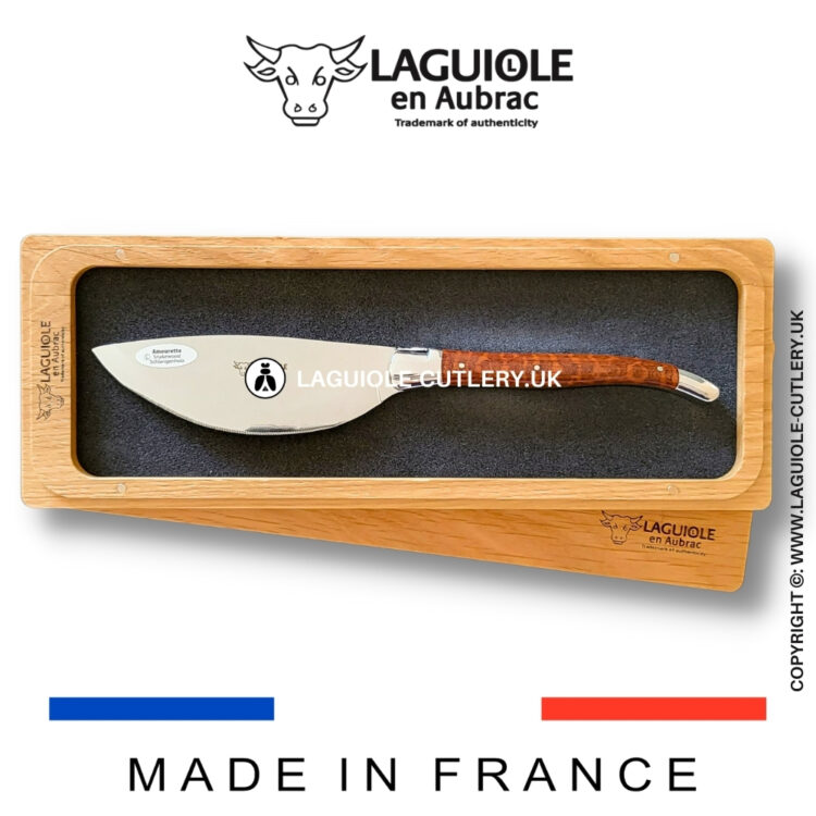 laguiole pizza knife snakewood handle