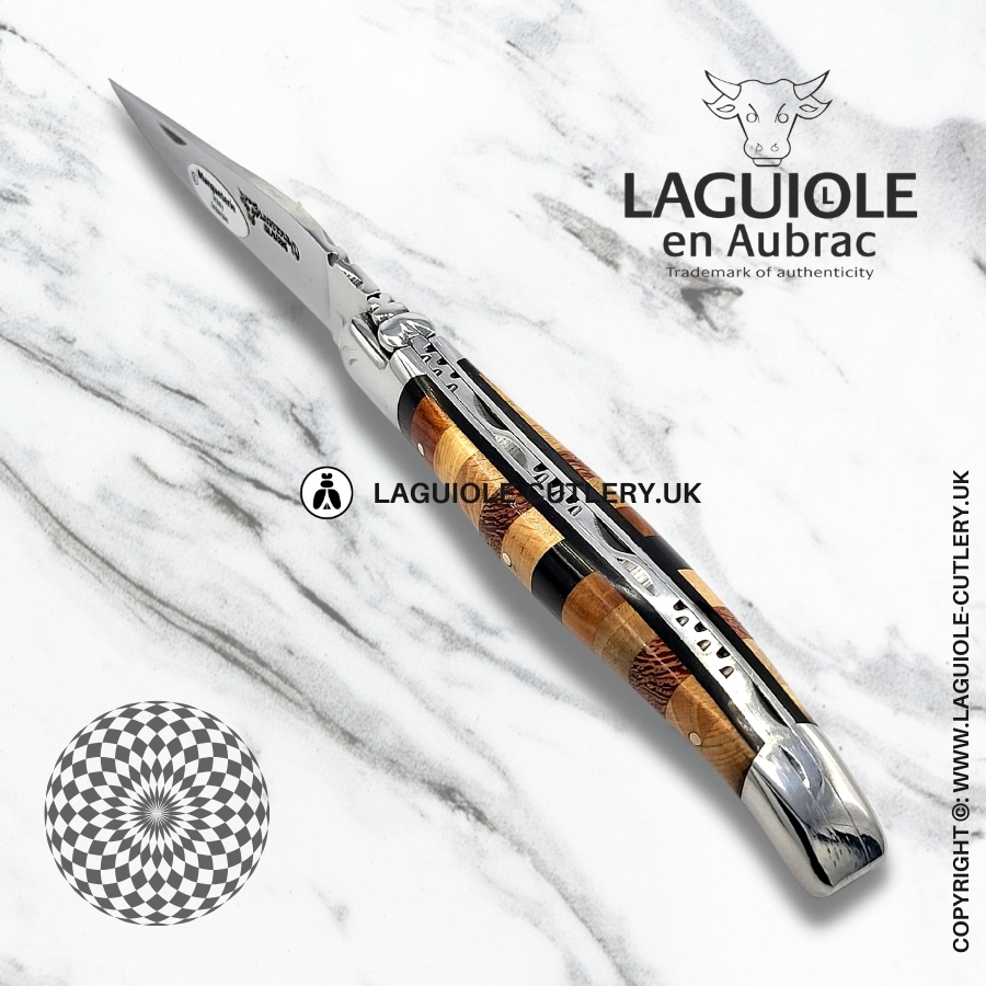 laguiole en aubrac pocket knife woodstock shiny