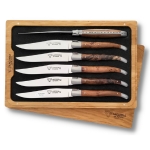6 piece laguiole table knives grapevine