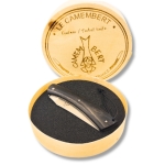 camembert folding knife ebony