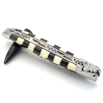 laguiole knife bone and ebony wood mixed