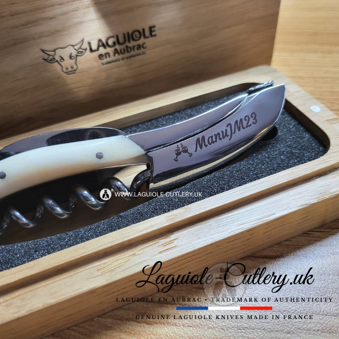 sommelier avec gravure