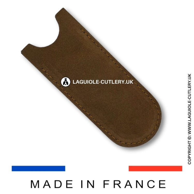 nubuck sheath with cut out opening