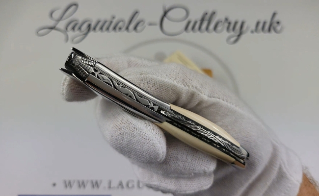 laguiole sommelier corkscrew crafted bee edition mammoth ivory