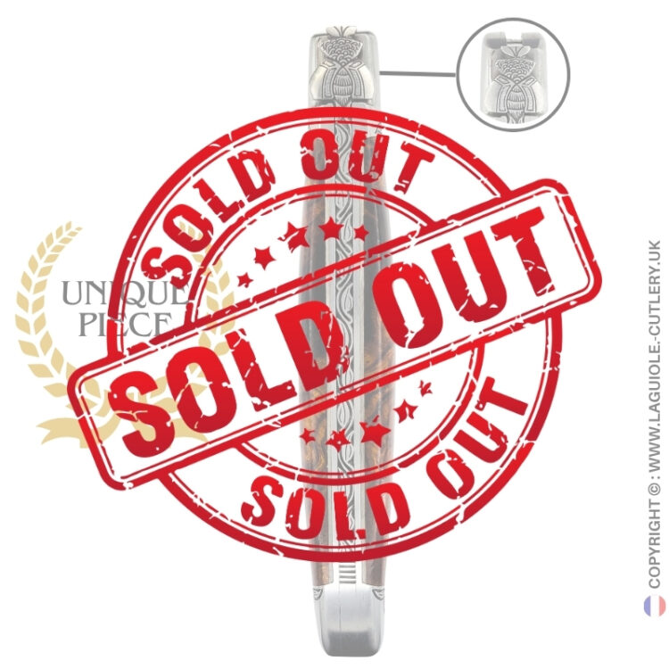 the botanical soul: laguiole pocket knife in ironwood hand engraved bee and bolsters