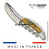 laguiole sommelier corkscrew green cheesewood