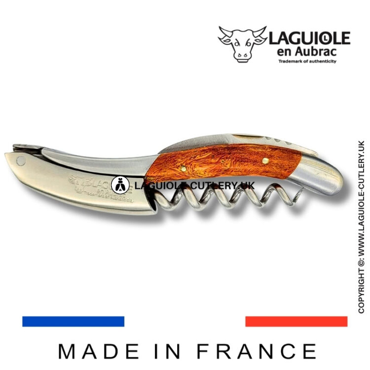 laguiole sommelier corkscrew red cheesewood