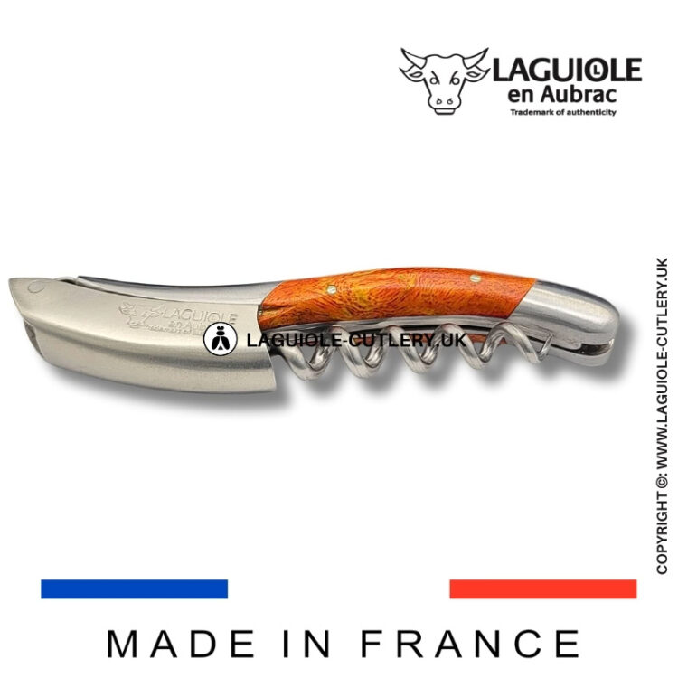 laguiole sommelier corkscrew red cheesewood