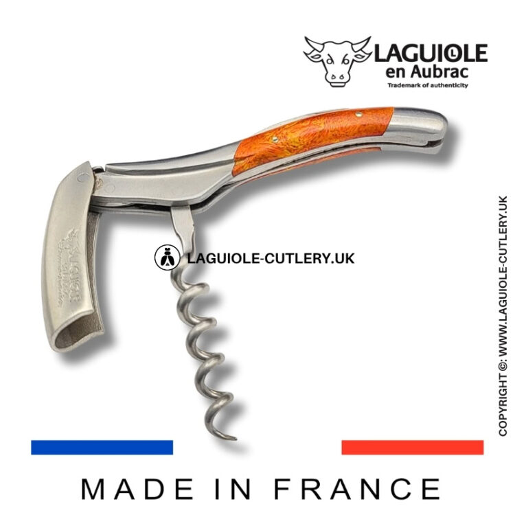laguiole sommelier corkscrew red cheesewood