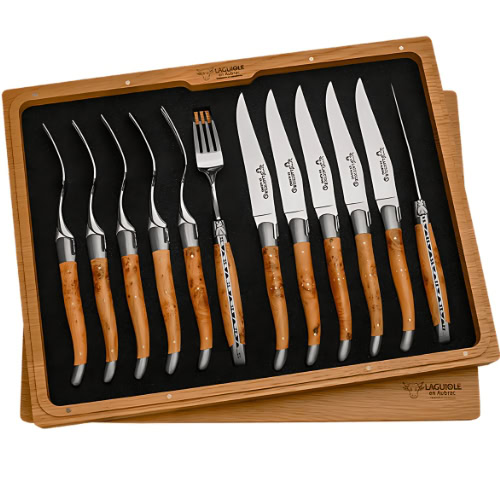 12 piece laguiole dining cutlery set