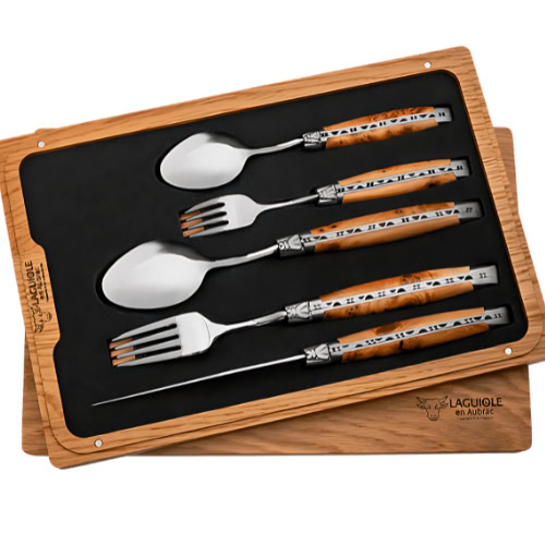 laguiole 5 piece individual cutlery sets