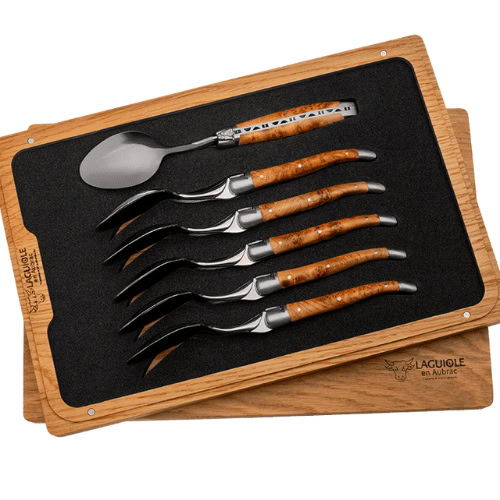 laguiole 6 piece dessert spoon sets