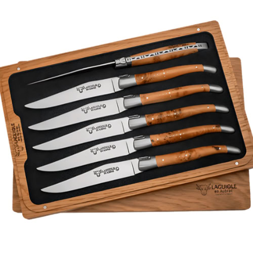 laguiole steak knife sets precision, balance and pleasure