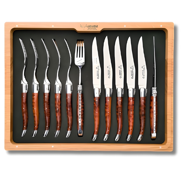 12-Piece Laguiole Cutlery Set for 6