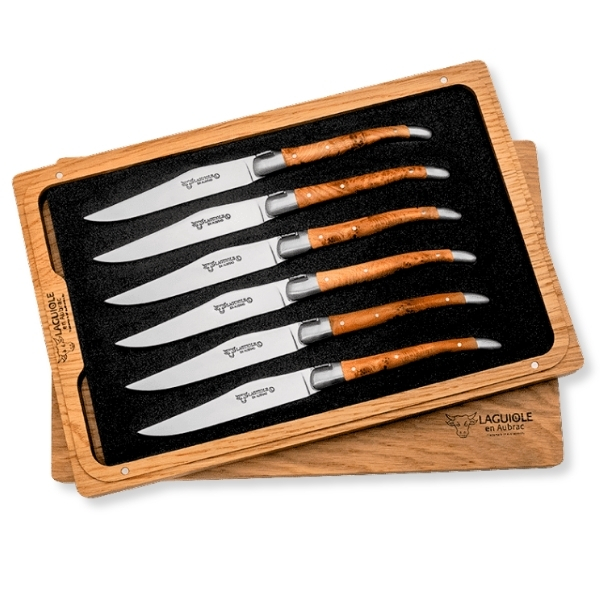 Laguiole Dessert Knives & Cake Forks, Set of 6