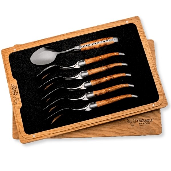 Laguiole Dessert Spoons, Set of 6